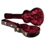 Taylor 86153 Brown Deluxe Grand Concert Acoustic Guitar Case Body Angled View